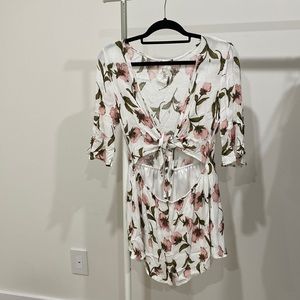 Womans floral romper
